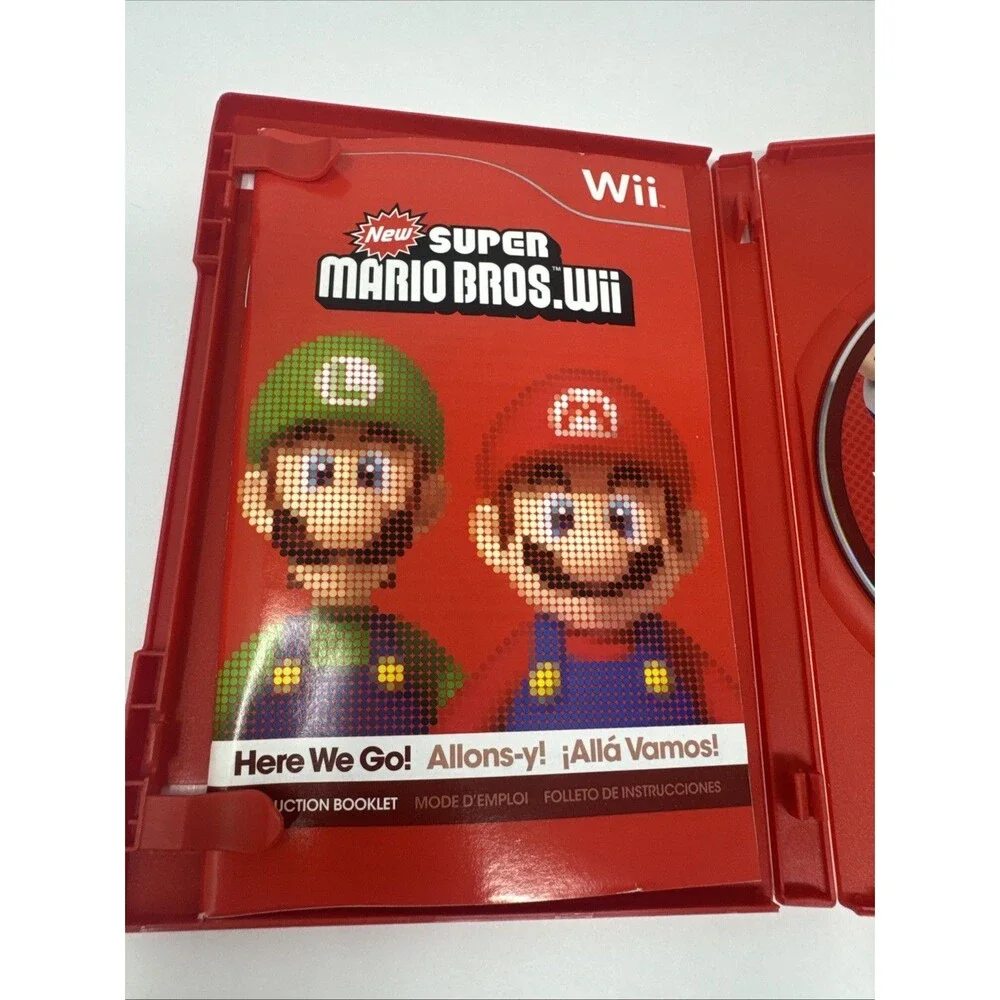 New Super Mario Bros - Nintendo Wii + US Seller TESTED WORKS GREAT